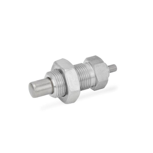 J.W. Winco GN817-10-12-M16X1.5-GK-NI Indexing Plunger 817-10-12-M16X1.5-GK-NI - main
